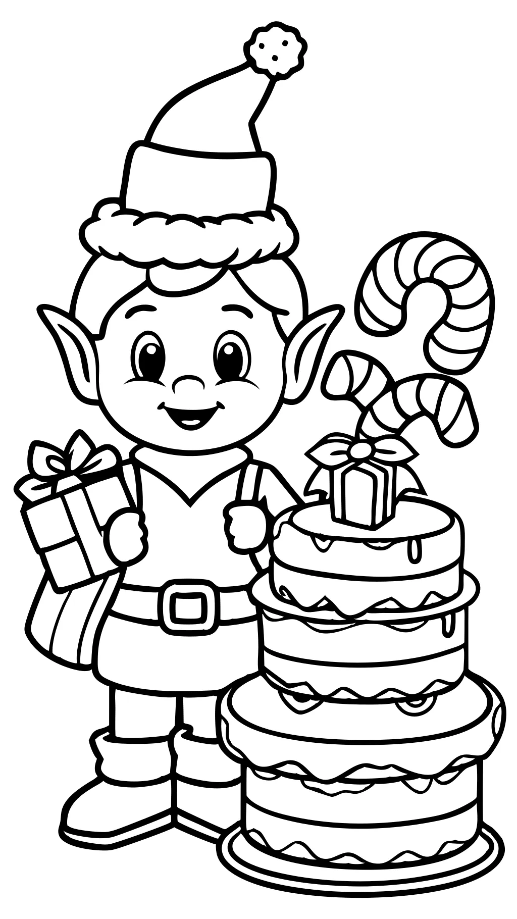 elf the movie coloring pages